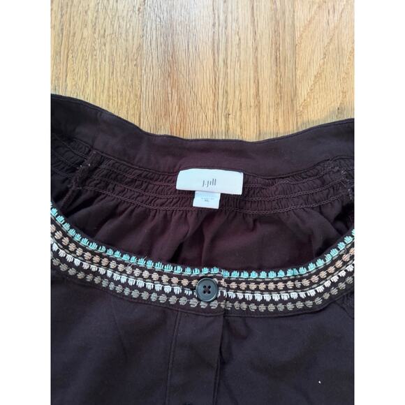 J Jill Embroidered Peasant Shirt XL - Picture 5 of 5